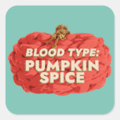 Bloedgroep: Pumpkin Spice Sticker (Voorkant)
