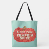 Bloedgroep: Pumpkin Spice Tas (Achterkant)