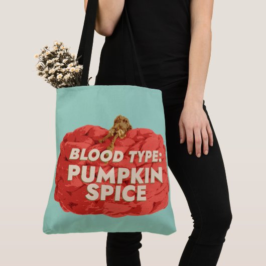 Bloedgroep: Pumpkin Spice Tas (Dichtbij)