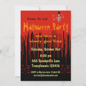 BloedHalloween uitdrogen Kaart (Voorkant)