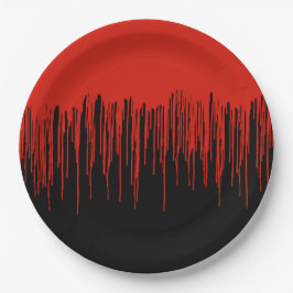 BloedHalloween uitdrogen Papieren Bordje