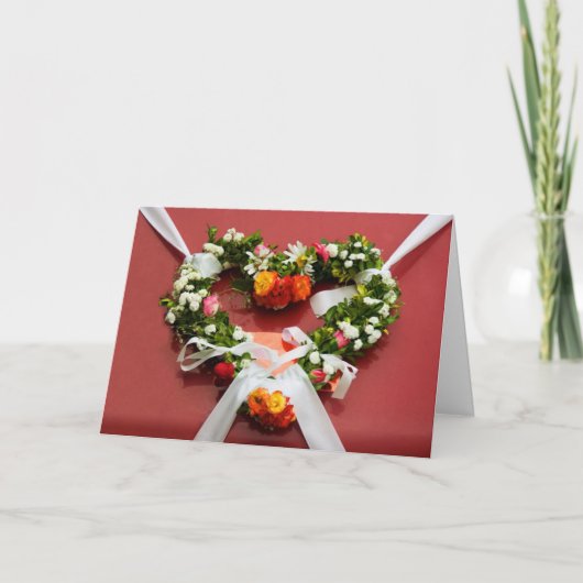 Bloedhars Wreath Kaart (Voorkant)