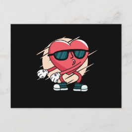 Bloedhart Briefkaart