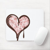 bloedhart muismat (Met muis)