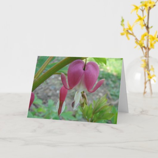 Bloedharten Kaart (Gele Bloem)