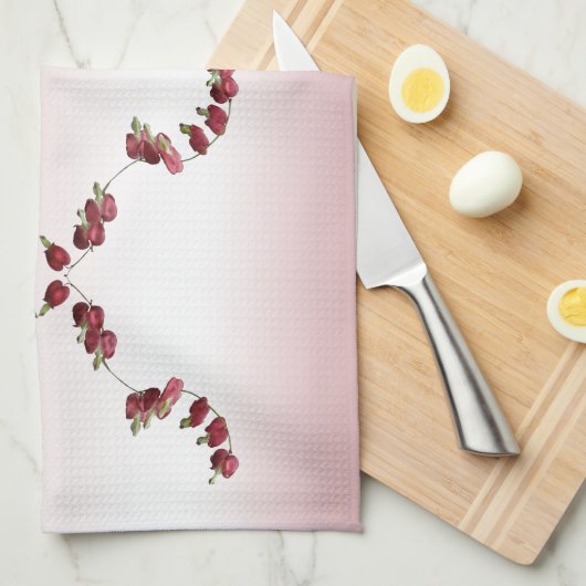 Bloedharten Theedoek (Quarter Fold)