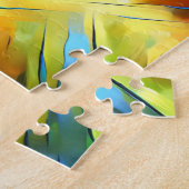 Bloedhond Acryl Art Print Hondenliefhebber Gift Legpuzzel (Zijkant)