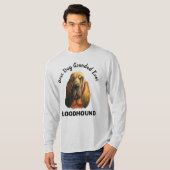 Bloedhond beste hond ooit t-shirt (Voorkant volledig)