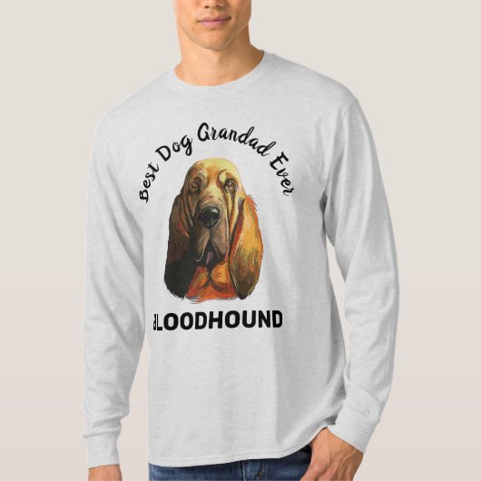 Bloedhond beste hond ooit t-shirt (Voorkant)