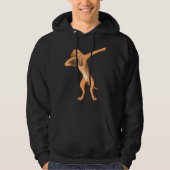 Bloedhond Dabbing Dog Dab Dance Hoodie (Voorkant)