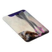 Bloedhond en balletdanser magneet (Rechterzijde)