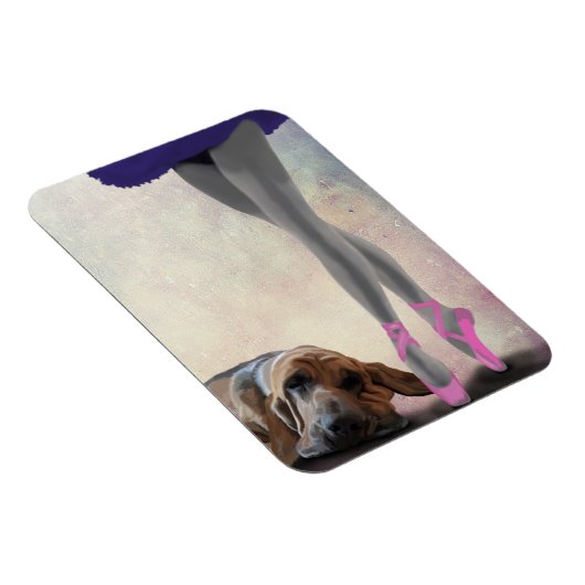 Bloedhond en balletdanser magneet (Rechterzijde)