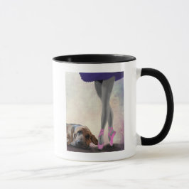 Bloedhond en balletdanser mok