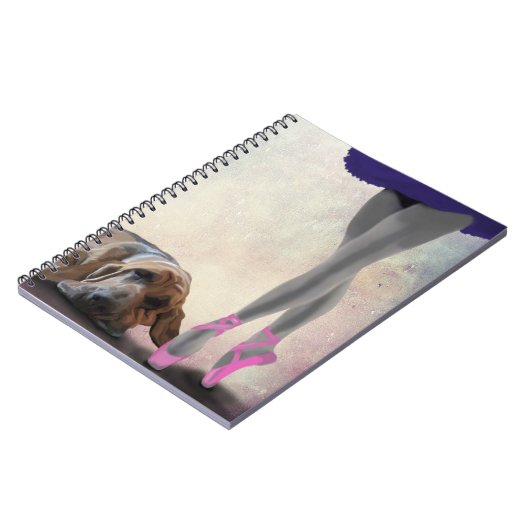 Bloedhond en balletdanser notitieboek (Linkerzijde)