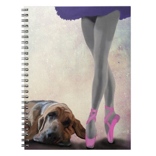 Bloedhond en balletdanser notitieboek (Voorkant)