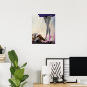Bloedhond en balletdanser poster (Thuiskantoor)