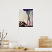 Bloedhond en balletdanser poster (Keuken)