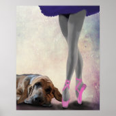 Bloedhond en balletdanser poster (Voorkant)