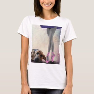 Bloedhond en balletdanser t-shirt