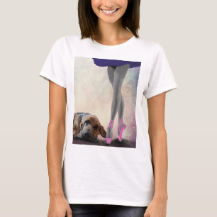 Bloedhond en balletdanser t-shirt
