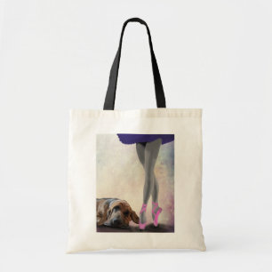 Bloedhond en balletdanser tote bag