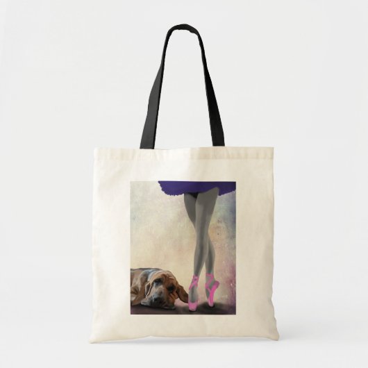 Bloedhond en balletdanser tote bag (Voorkant)