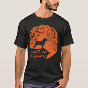 Bloedhond en Moon Halloween Hondenliefhebber Gift T-shirt