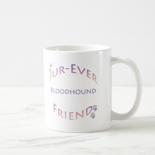bloedhond Furever Koffiemok (Rechts)