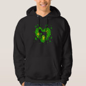 Bloedhond Irish Shamrock St Patrick Day Dog Hoodie (Voorkant)