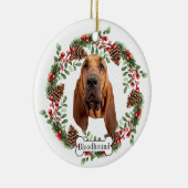 Bloedhond Keramisch Ornament (Rechts)