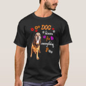 Bloedhond Kusjes Fix Alles Schattigee Bloedhond D T-shirt (Voorkant)