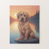 Bloedhond Legpuzzel (Verticaal)
