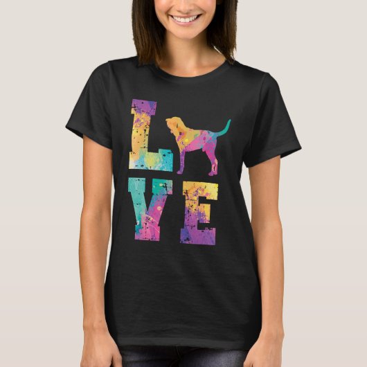 Bloedhond Love T-shirt (Voorkant)