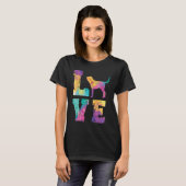 Bloedhond Love T-shirt (Voorkant volledig)