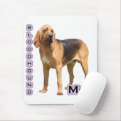 bloedhond mam 4 muismat (Met muis)