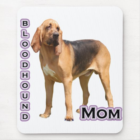 bloedhond mam 4 muismat (Voorkant)