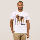 bloedhond mam 4 t-shirt (Voorkant volledig)