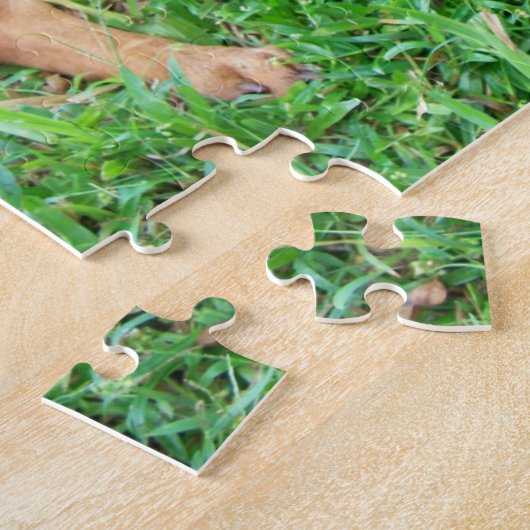 Bloedhond met tikje legpuzzel (Zijkant)