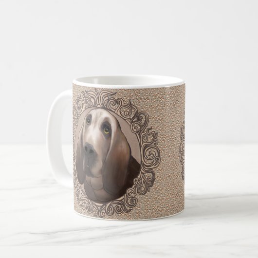  bloedhond Mok (Voorkant links)