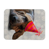 Bloedhond na de partij magneet (Horizontaal)