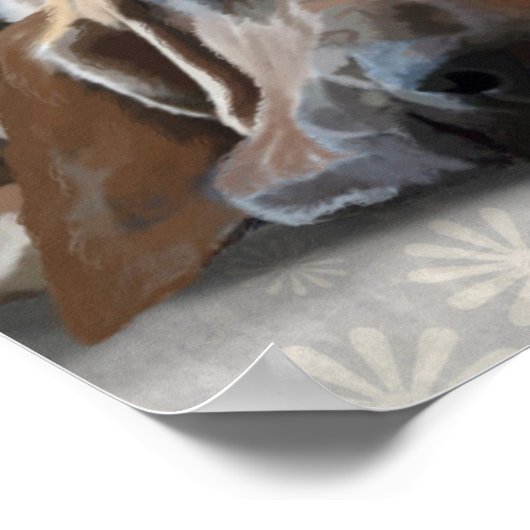 Bloedhond na de partij poster (Hoek)