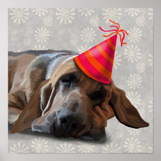 Bloedhond na de partij poster (Voorkant)