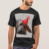 Bloedhond na de partij t-shirt (Voorkant)