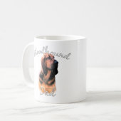 bloedhond pap 2 koffiemok (Voorkant links)