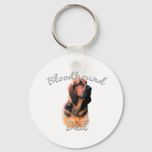 bloedhond pap 2 sleutelhanger