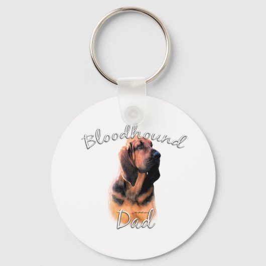 bloedhond pap 2 sleutelhanger (Voorkant)