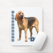 bloedhond pap 4 muismat (Met muis)