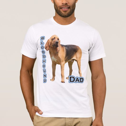 bloedhond pap 4 t-shirt (Voorkant)