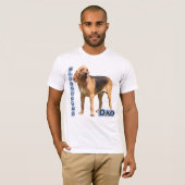bloedhond pap 4 t-shirt (Voorkant volledig)