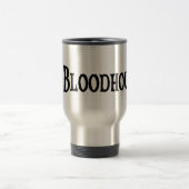 Bloedhond (piratenstijl met handdruk) reisbeker (Center)